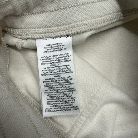 Polo Ralph Lauren Double Knit Jogger Pant Mens Medium Cream Pony Logo Athleisure - Picture 9 of 14